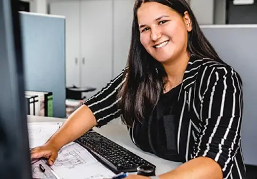 Ausbildung Auszubildende Schreibtisch