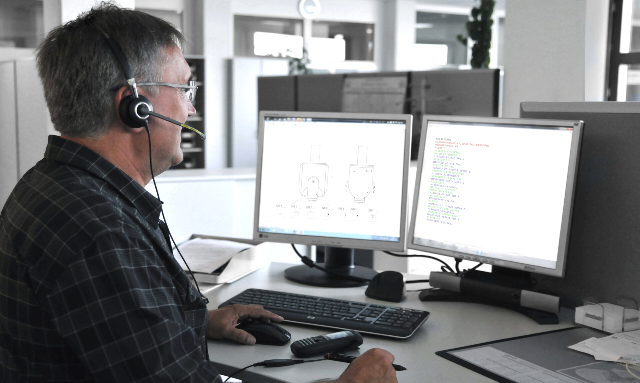 Mitarbeiter Remote Service Customer Care