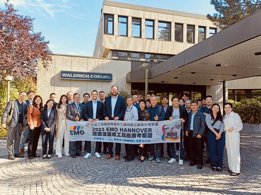 Visit from Tawain at our WALDRICH COBURG company location in Coburg