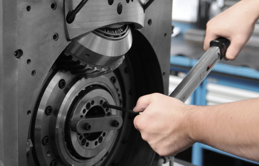 Service Schulung Umgang mit Neumaschine